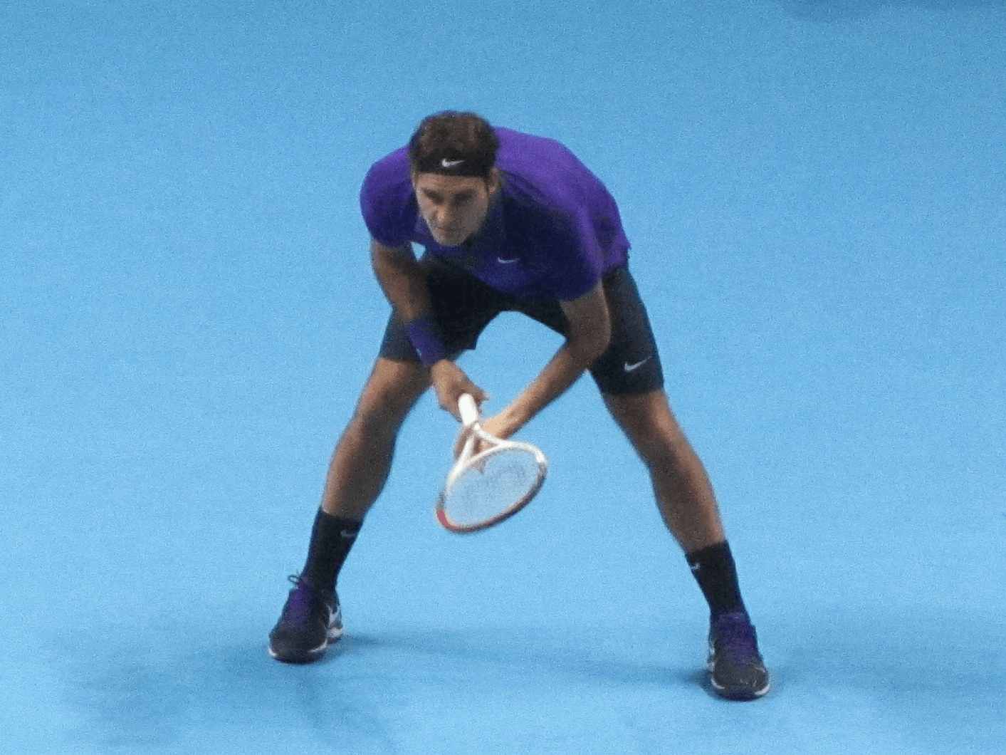 Roger Federer at the 2012 ATP Tennis World Finals 공개 라이선스 이미지